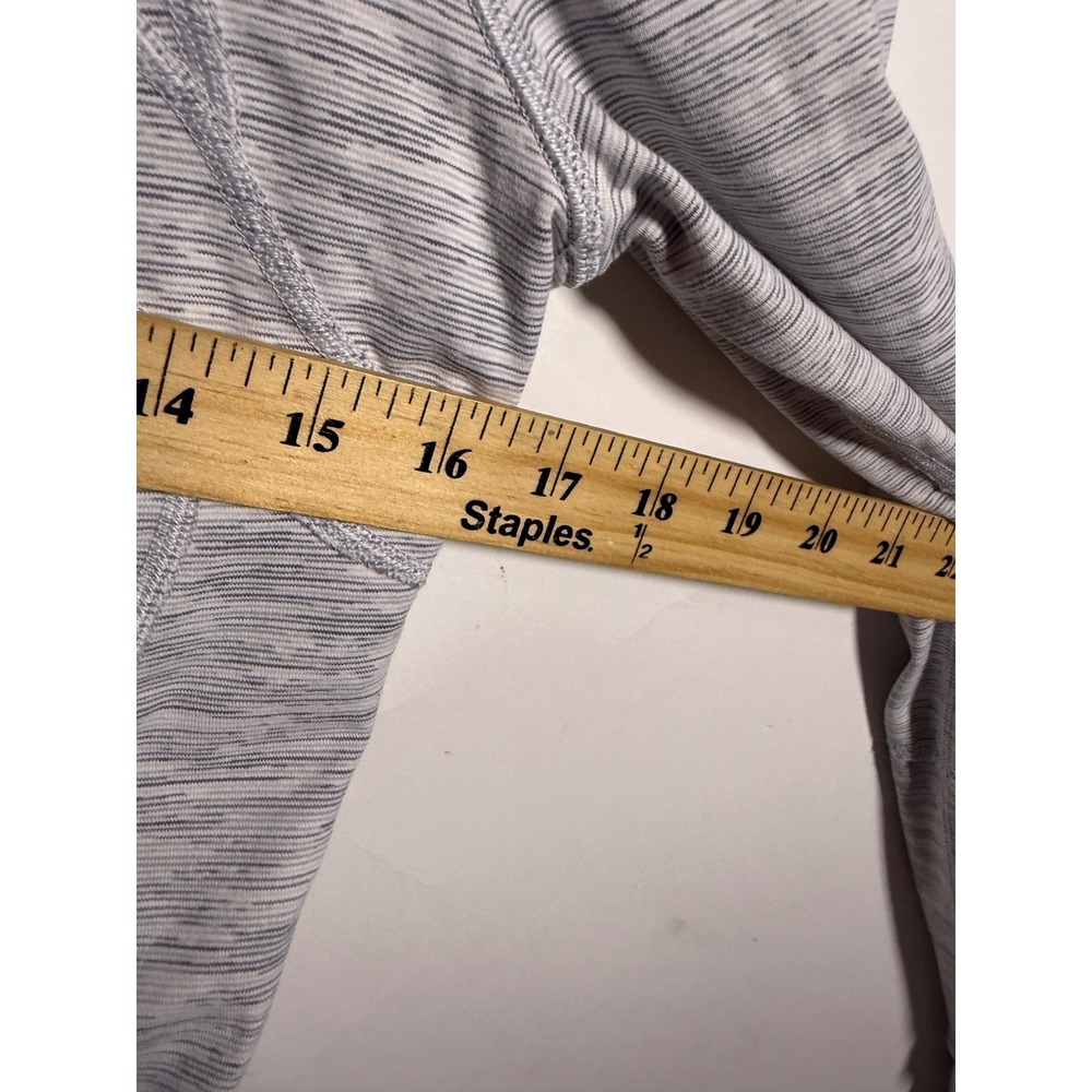 Lululemon Define Jacket Size 6 Grey White Space Dye Full Zip Yoga Athletic - Picture 7 of 8